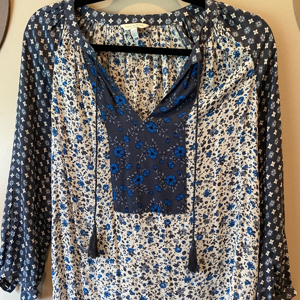 Lucky Brand Floral Blouse